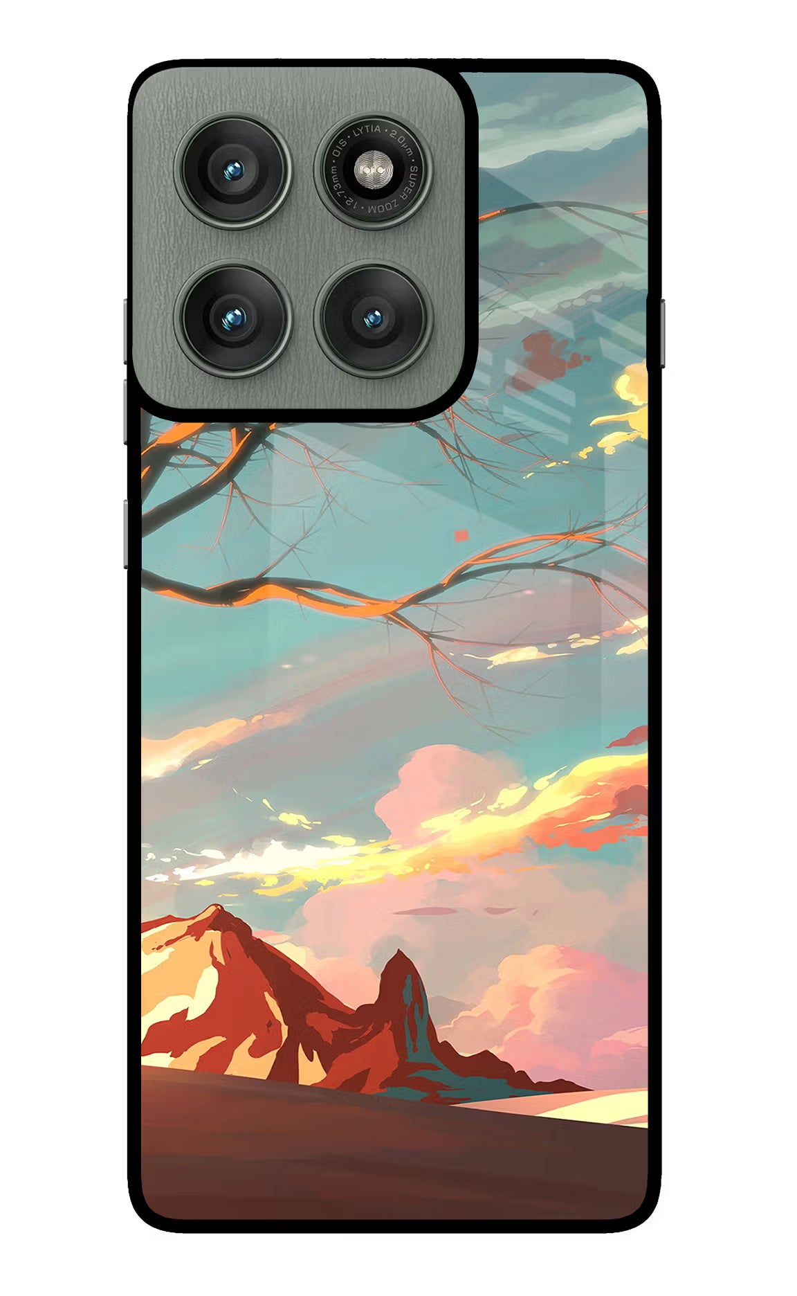 Scenery Moto Edge 60 Pro Glass Case Back Cover by Casekaro