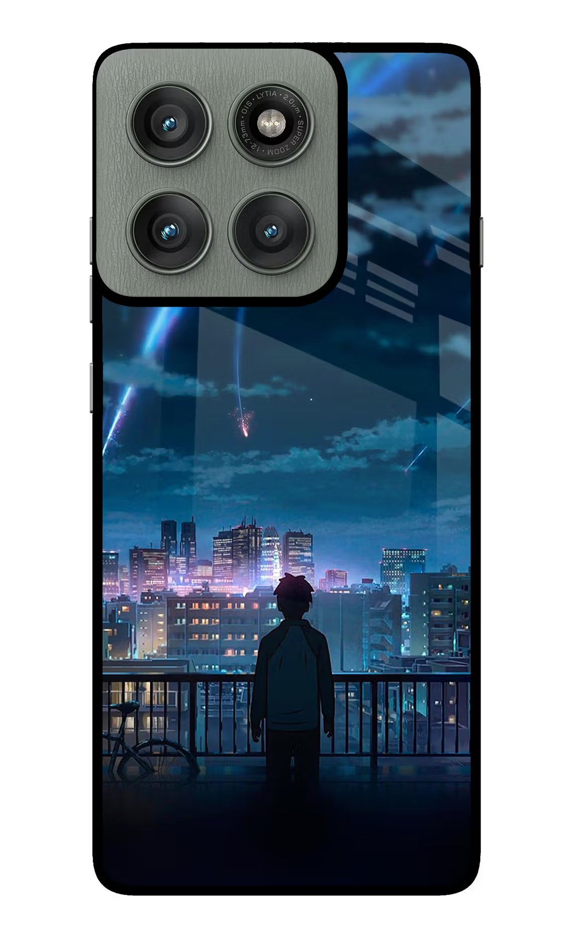 Anime Moto Edge 60 Pro Glass Case Back Cover by Casekaro