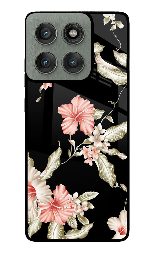 Flowers Moto Edge 60 Pro Glass Case