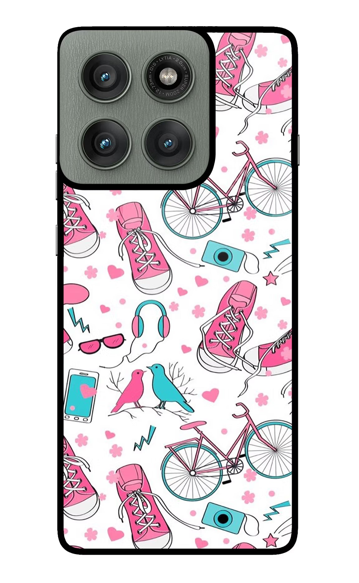 Artwork Moto Edge 60 Pro Glass Case Back Cover by Casekaro
