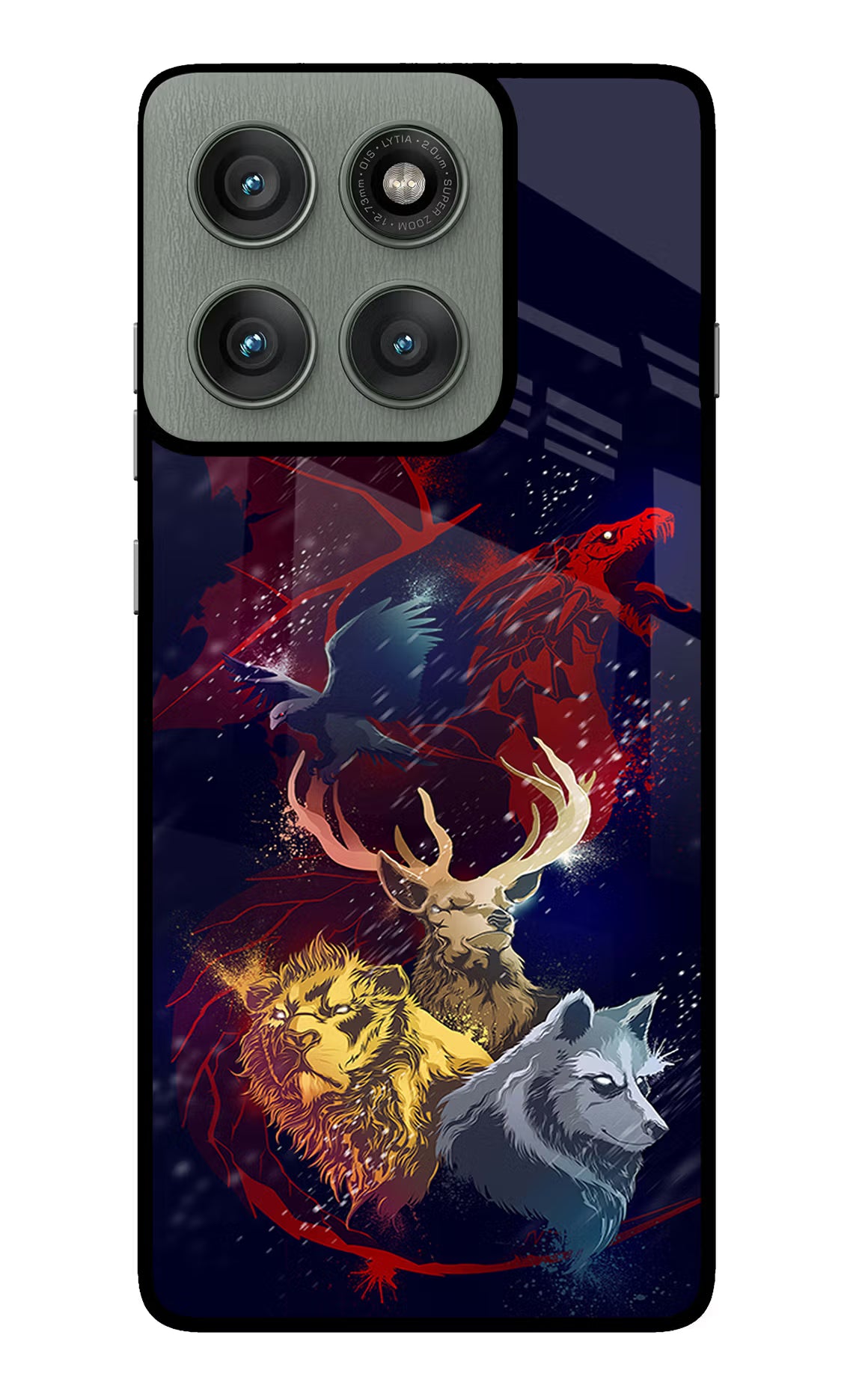 Game Of Thrones Moto Edge 60 Pro Glass Case Back Cover by Casekaro