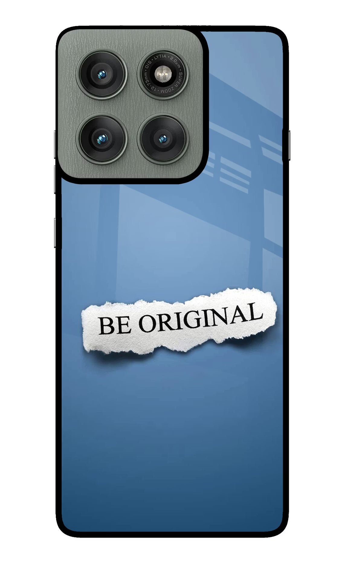 Be Original Moto Edge 60 Pro Glass Case Back Cover by Casekaro