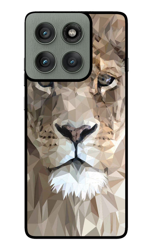 Lion Art Moto Edge 60 Pro Glass Case
