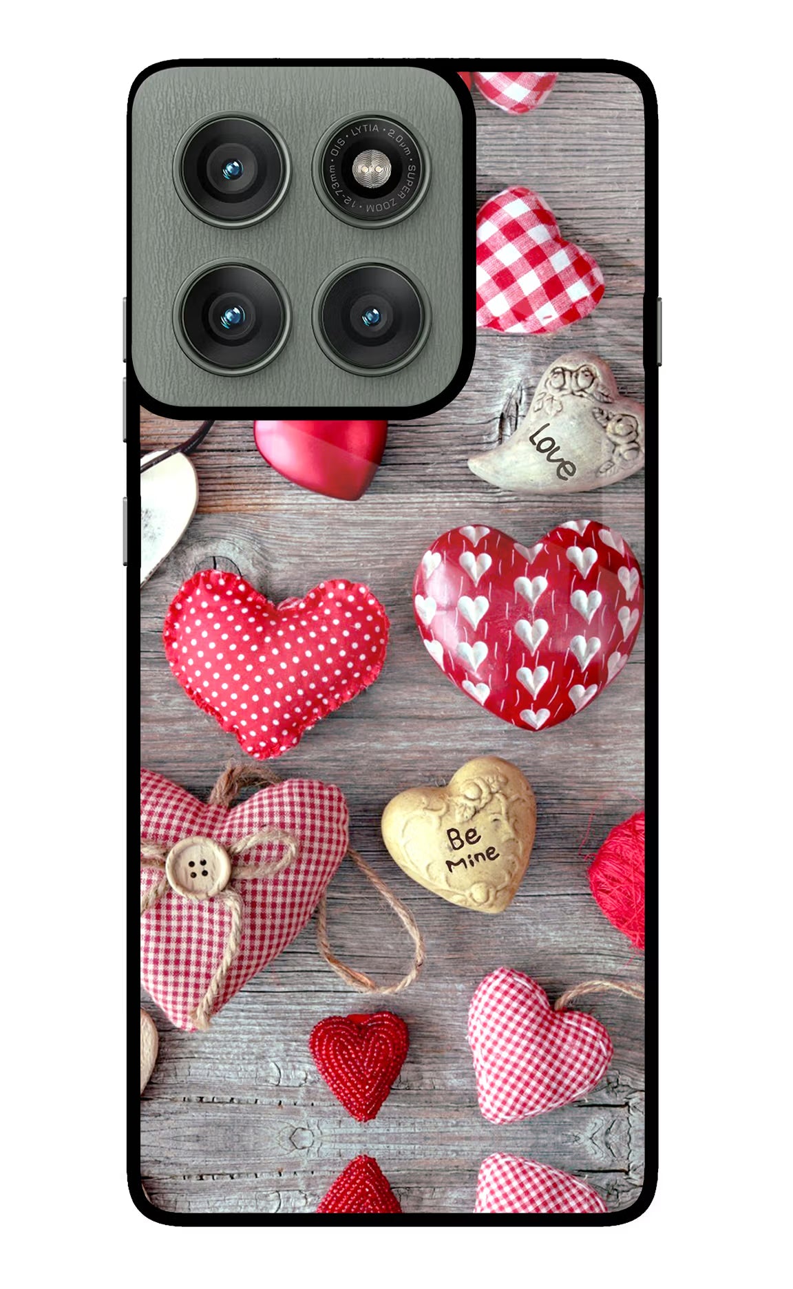 Love Wallpaper Moto Edge 60 Pro Glass Case Back Cover by Casekaro