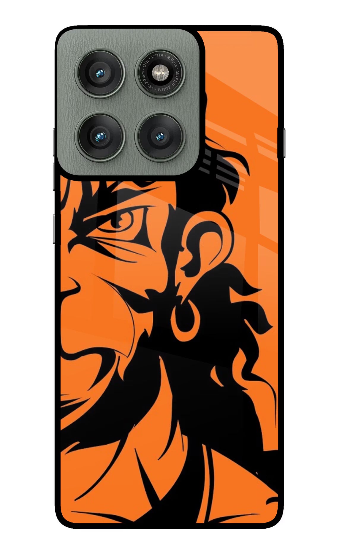 Hanuman Moto Edge 60 Pro Glass Case Back Cover by Casekaro