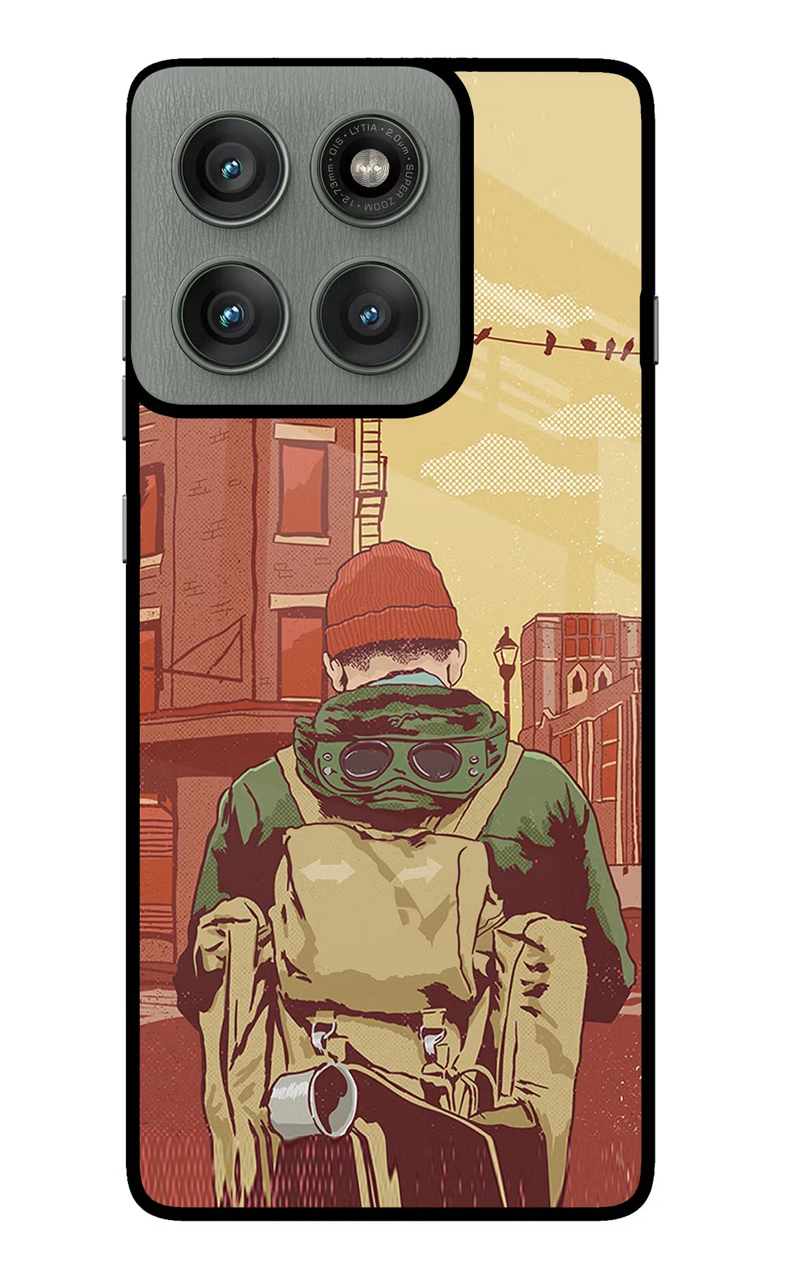 Adventurous Moto Edge 60 Pro Glass Case Back Cover by Casekaro