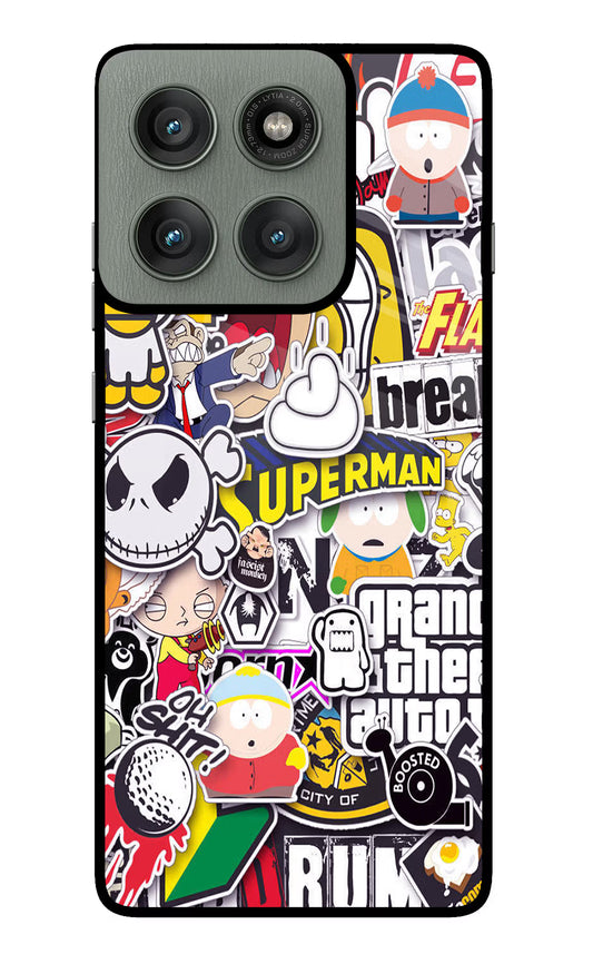 Sticker Bomb Moto Edge 60 Pro Glass Case