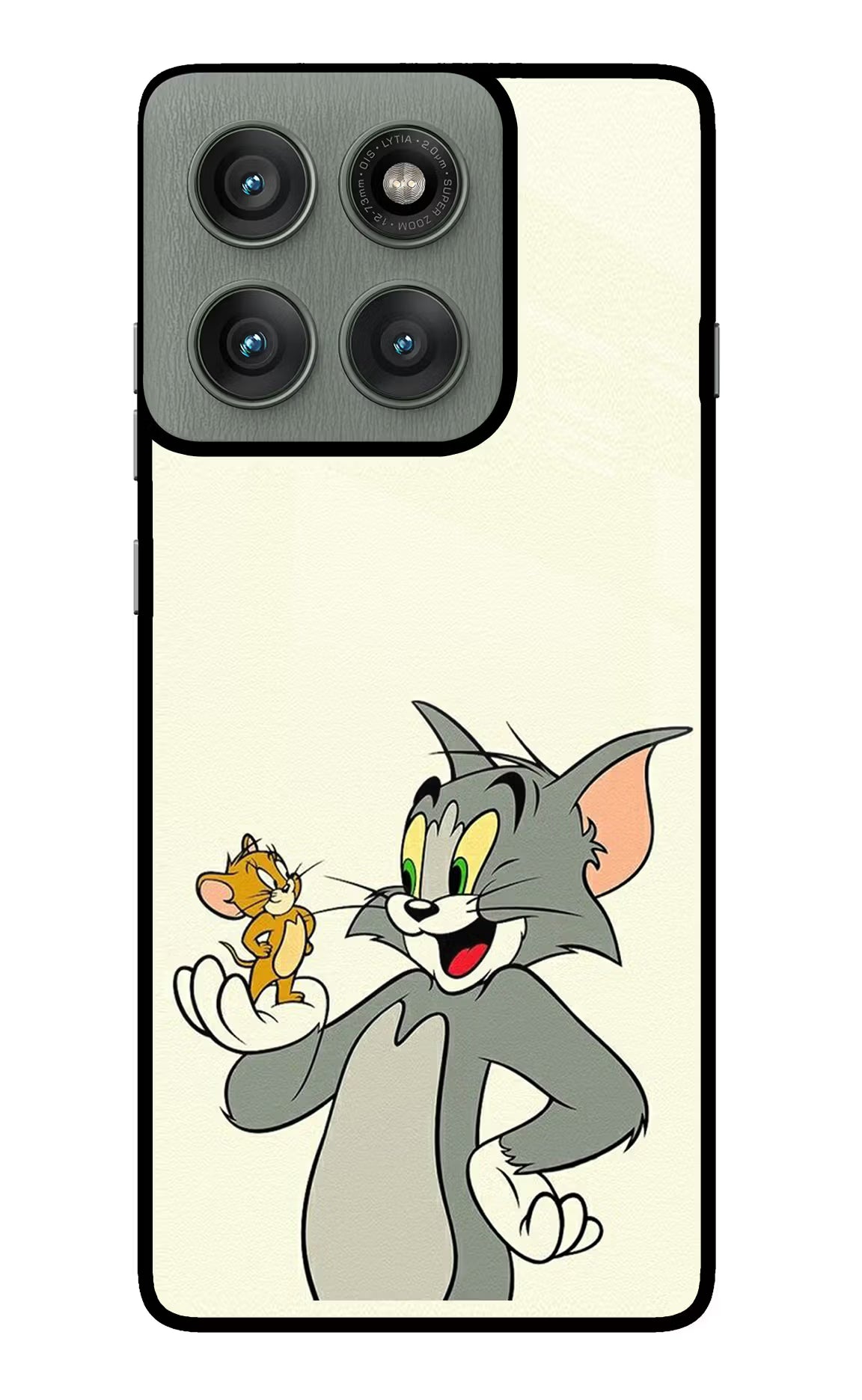 Tom & Jerry Moto Edge 60 Pro Glass Case Back Cover by Casekaro
