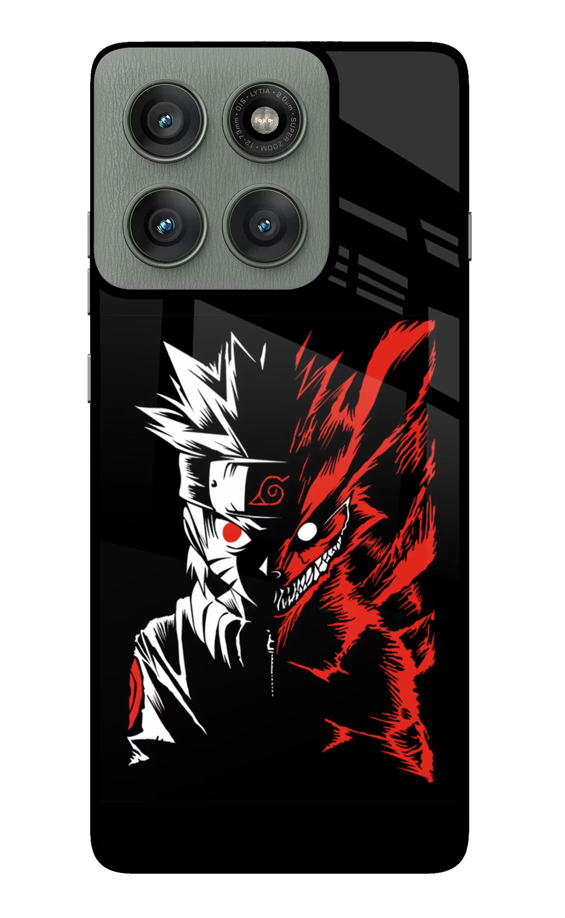 Naruto Two Face Moto Edge 60 Pro Glass Case Back Cover by Casekaro
