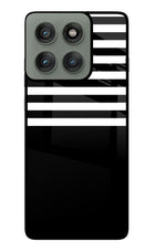 Black and White Print Moto Edge 60 Pro Glass Case