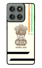 Satyamev Jayate Brown Logo Moto Edge 60 Pro Glass Case
