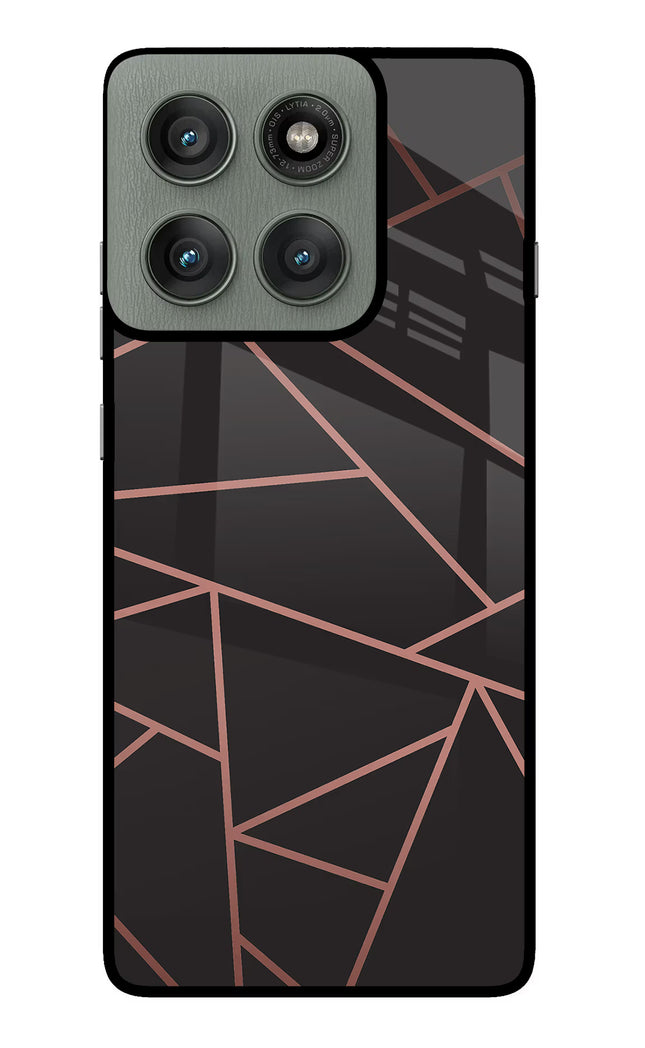 Geometric Pattern Moto Edge 60 Pro Glass Case