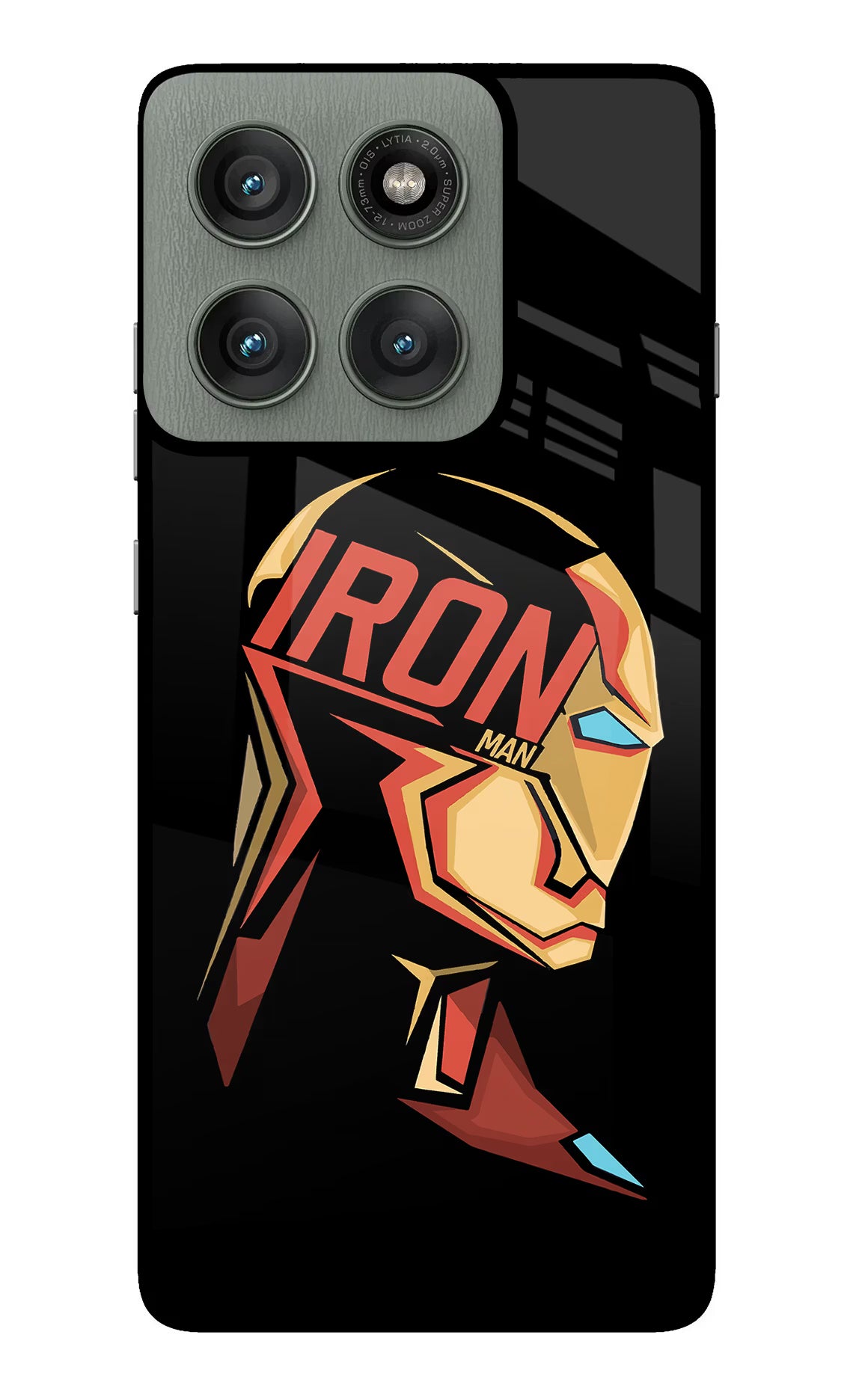 IronMan Moto Edge 60 Pro Glass Case Back Cover by Casekaro