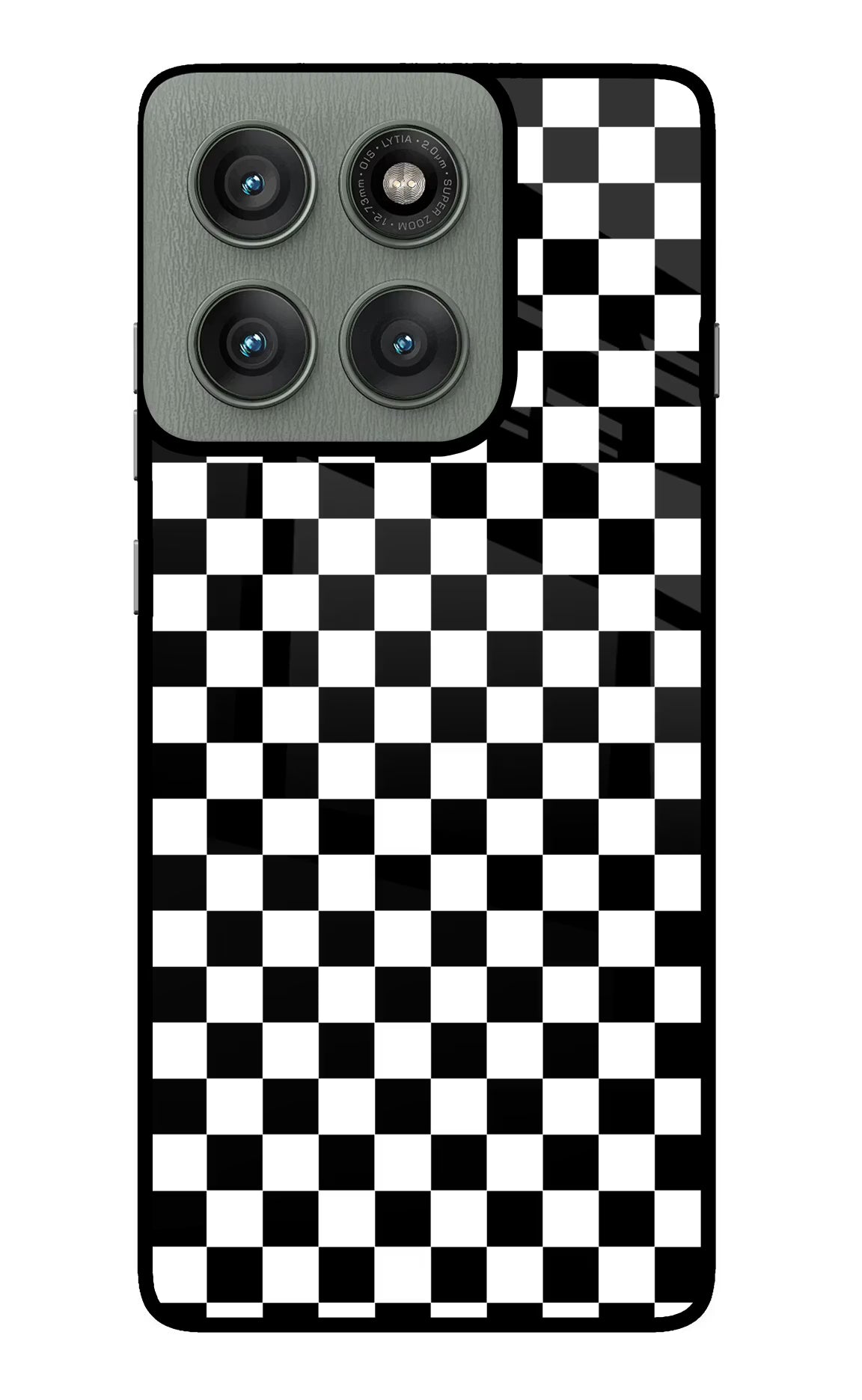 Chess Board Moto Edge 60 Pro Glass Case Back Cover by Casekaro