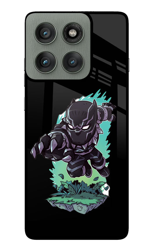 Black Panther Moto Edge 60 Pro Glass Case