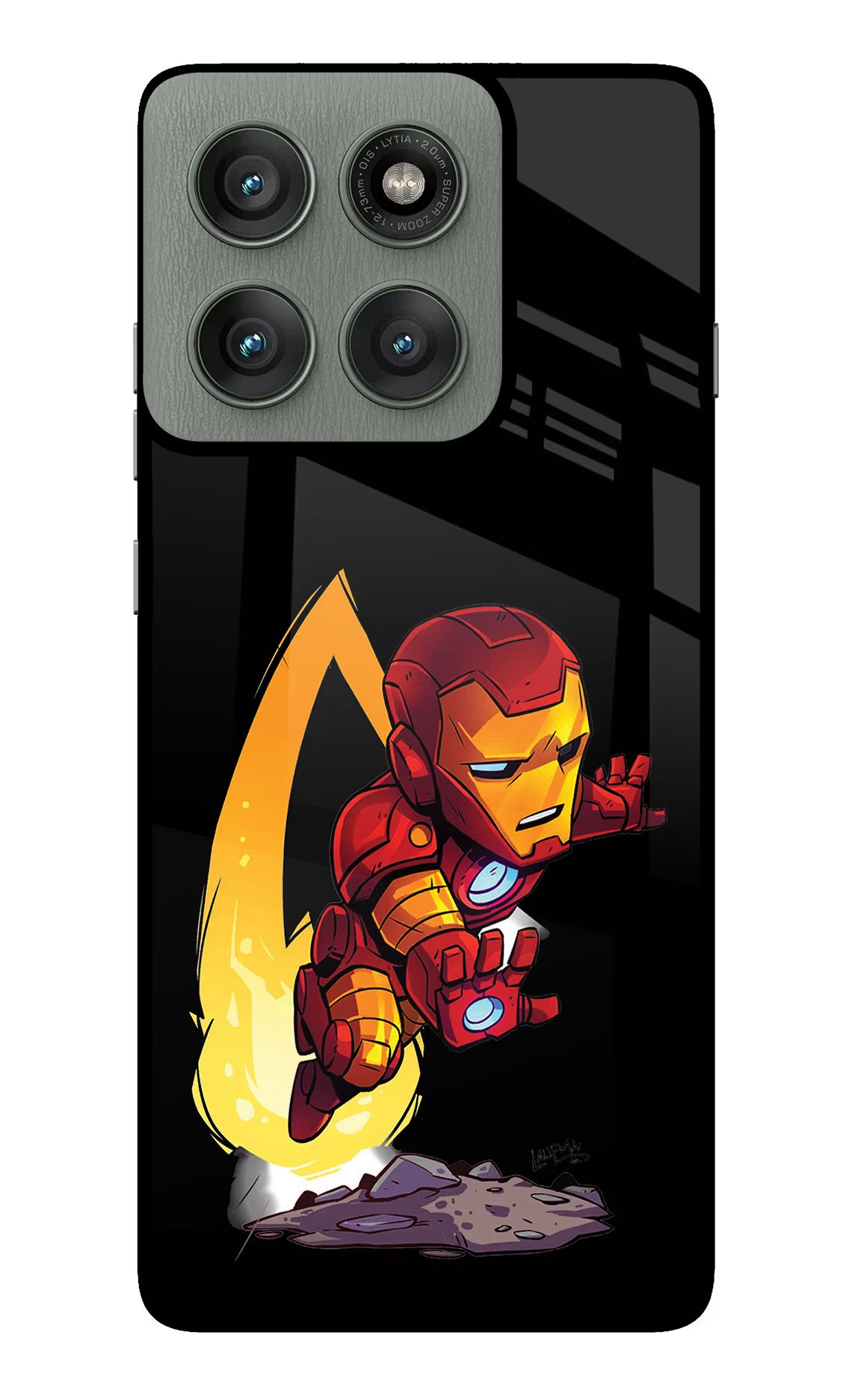 IronMan Moto Edge 60 Pro Glass Case Back Cover by Casekaro