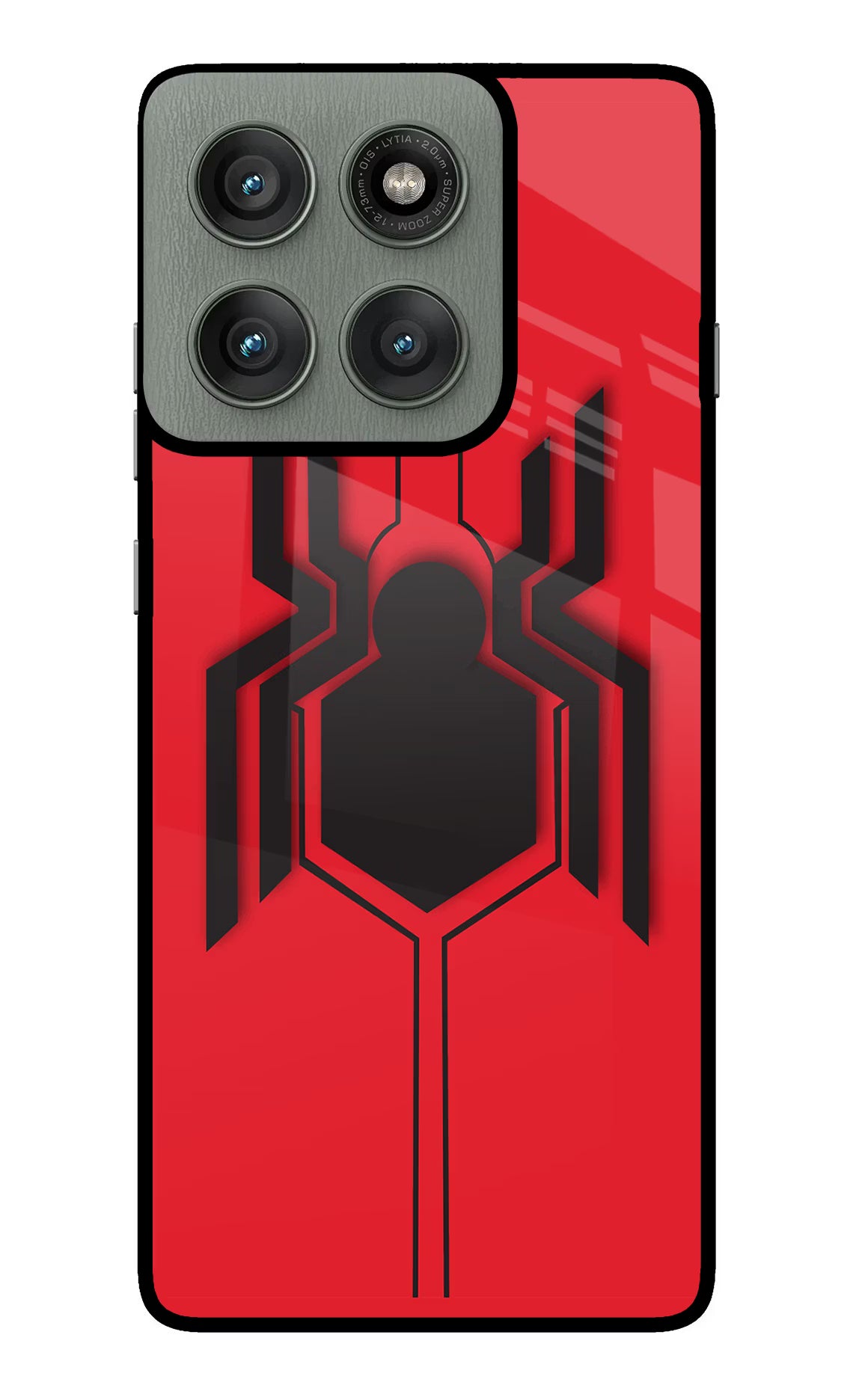 Spider Moto Edge 60 Pro Glass Case Back Cover by Casekaro