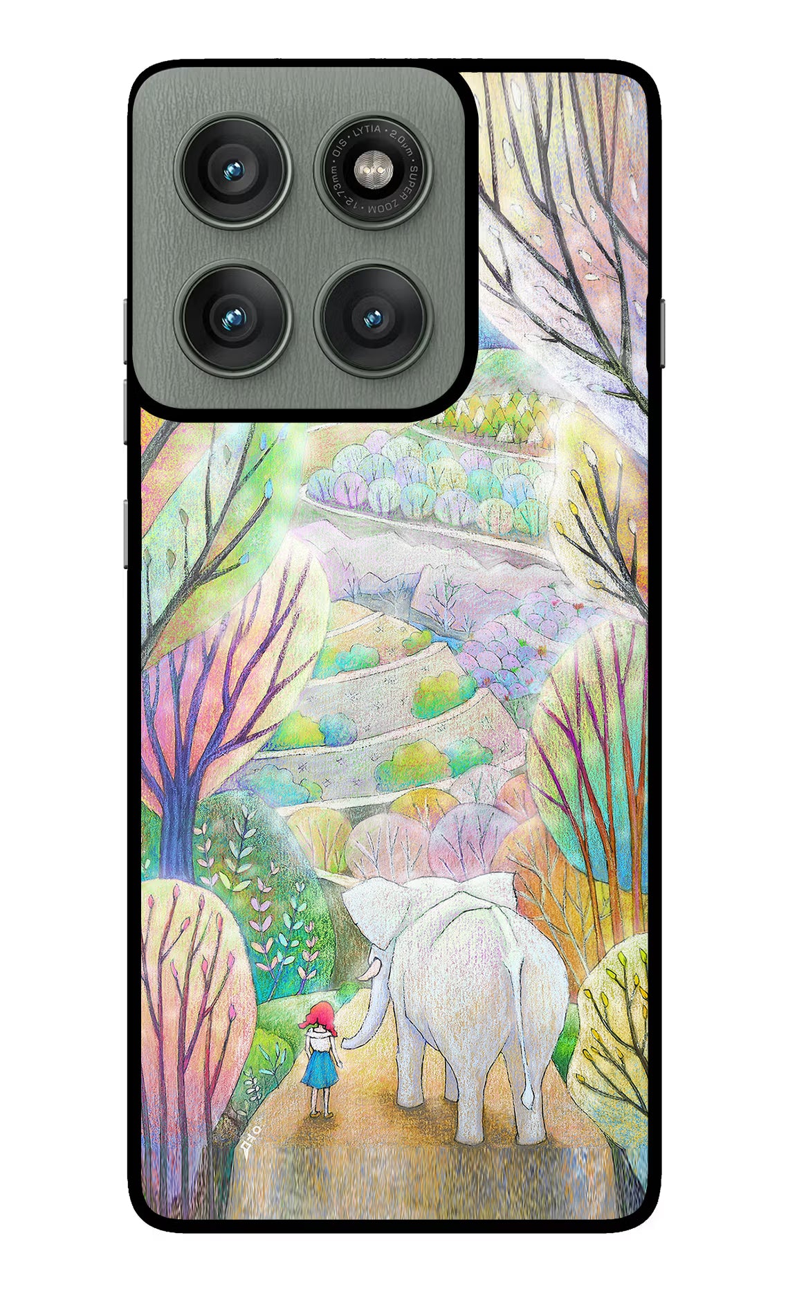 Nature Painting Moto Edge 60 Pro Glass Case