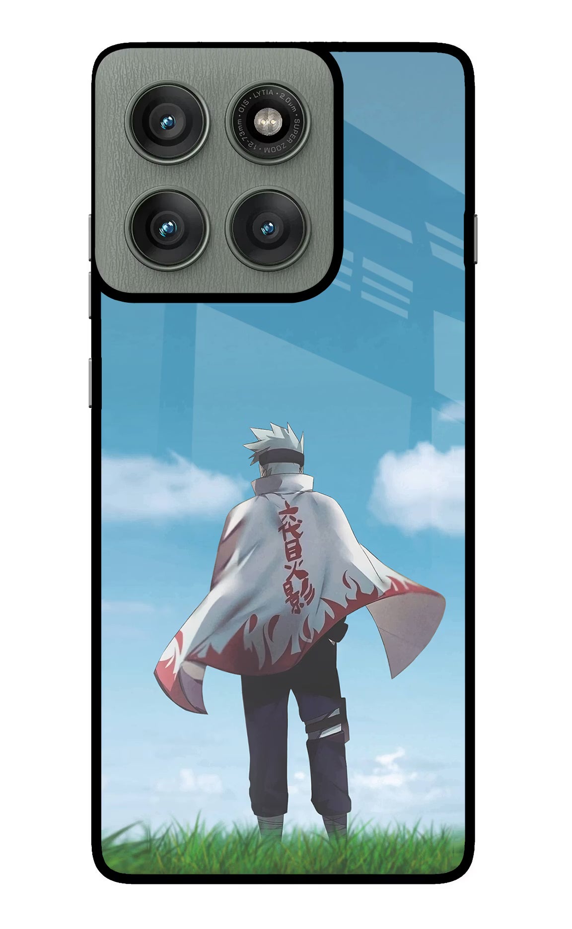 Kakashi Moto Edge 60 Pro Glass Case Back Cover by Casekaro