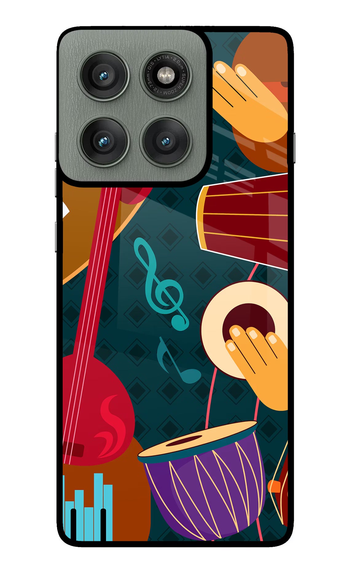 Music Instrument Moto Edge 60 Pro Glass Case