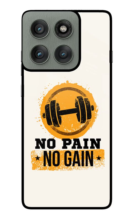 No Pain No Gain Moto Edge 60 Pro Glass Case