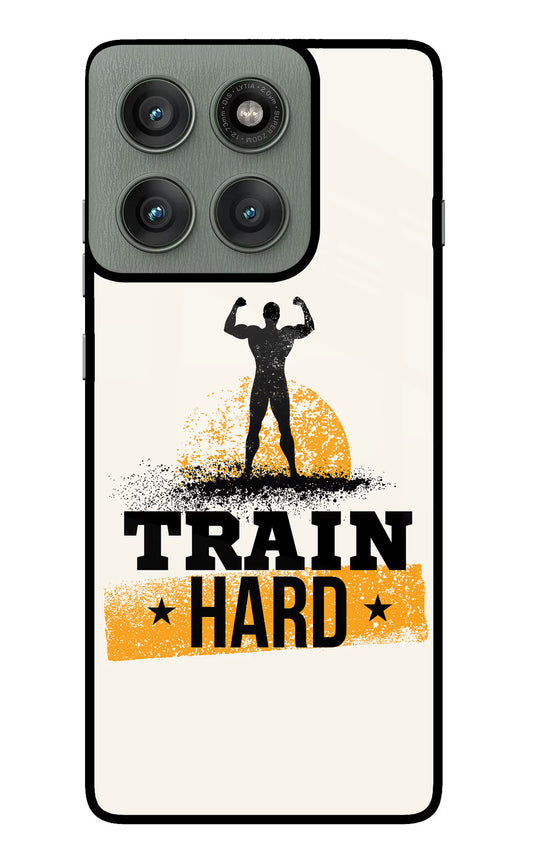 Train Hard Moto Edge 60 Pro Glass Case