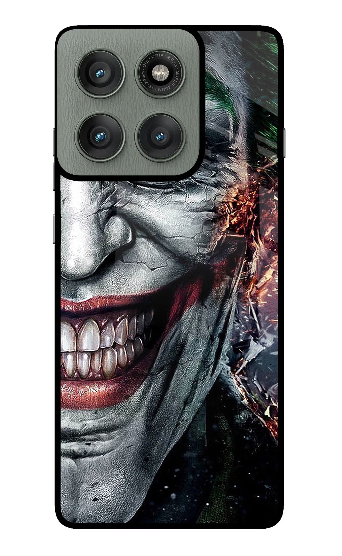 Joker Cam Moto Edge 60 Pro Glass Case Back Cover by Casekaro