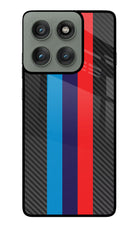 BMW Stripes Pattern Moto Edge 60 Pro Glass Case
