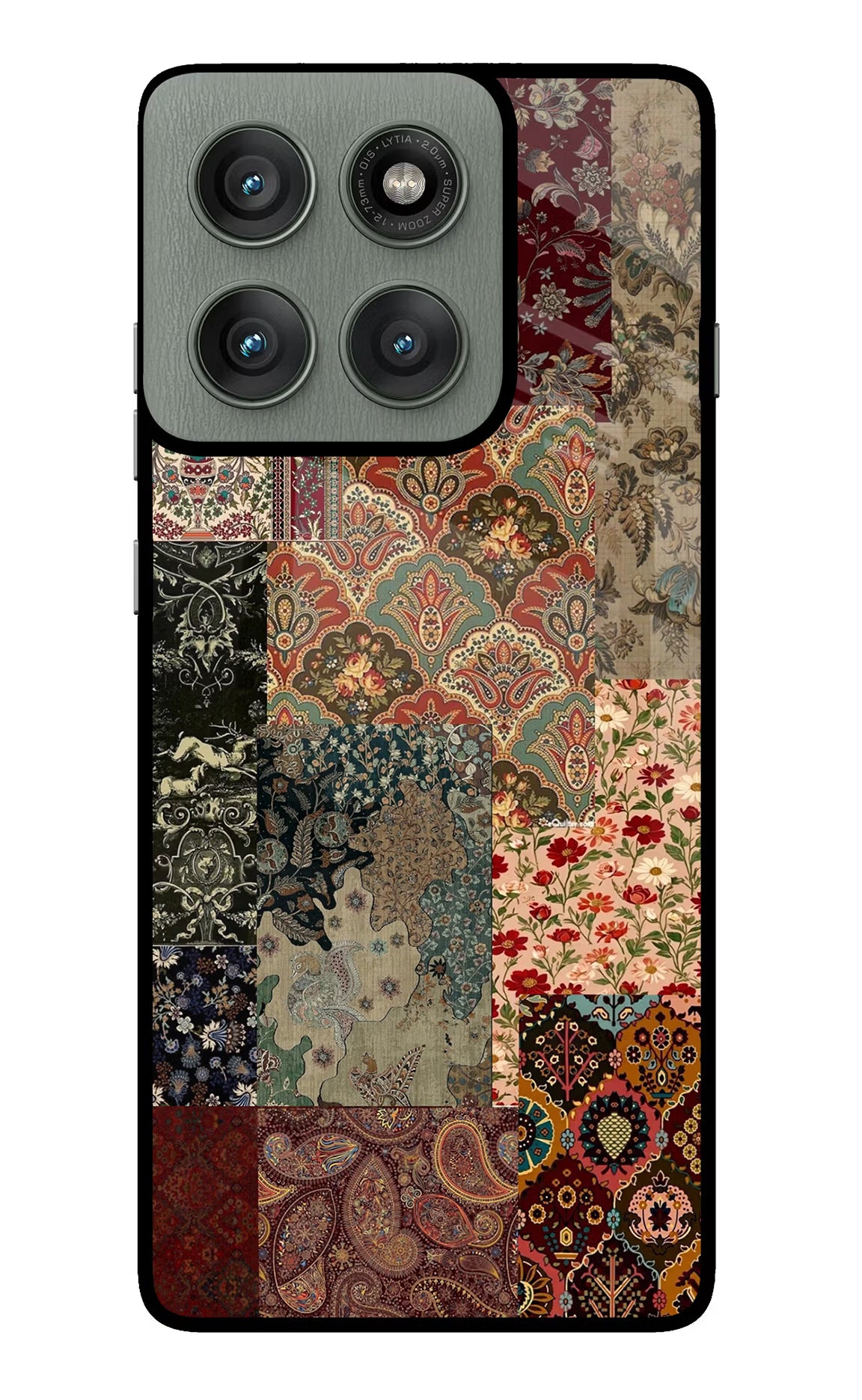 Desi Print Moto Edge 60 Pro Glass Case Back Cover by Casekaro
