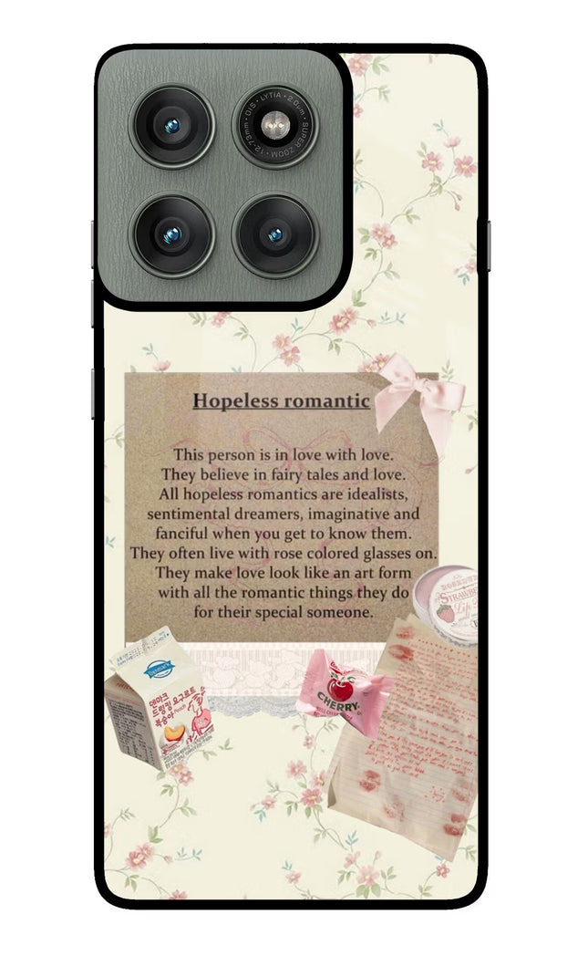 Hopeless Romantic Moto Edge 60 Pro Glass Case