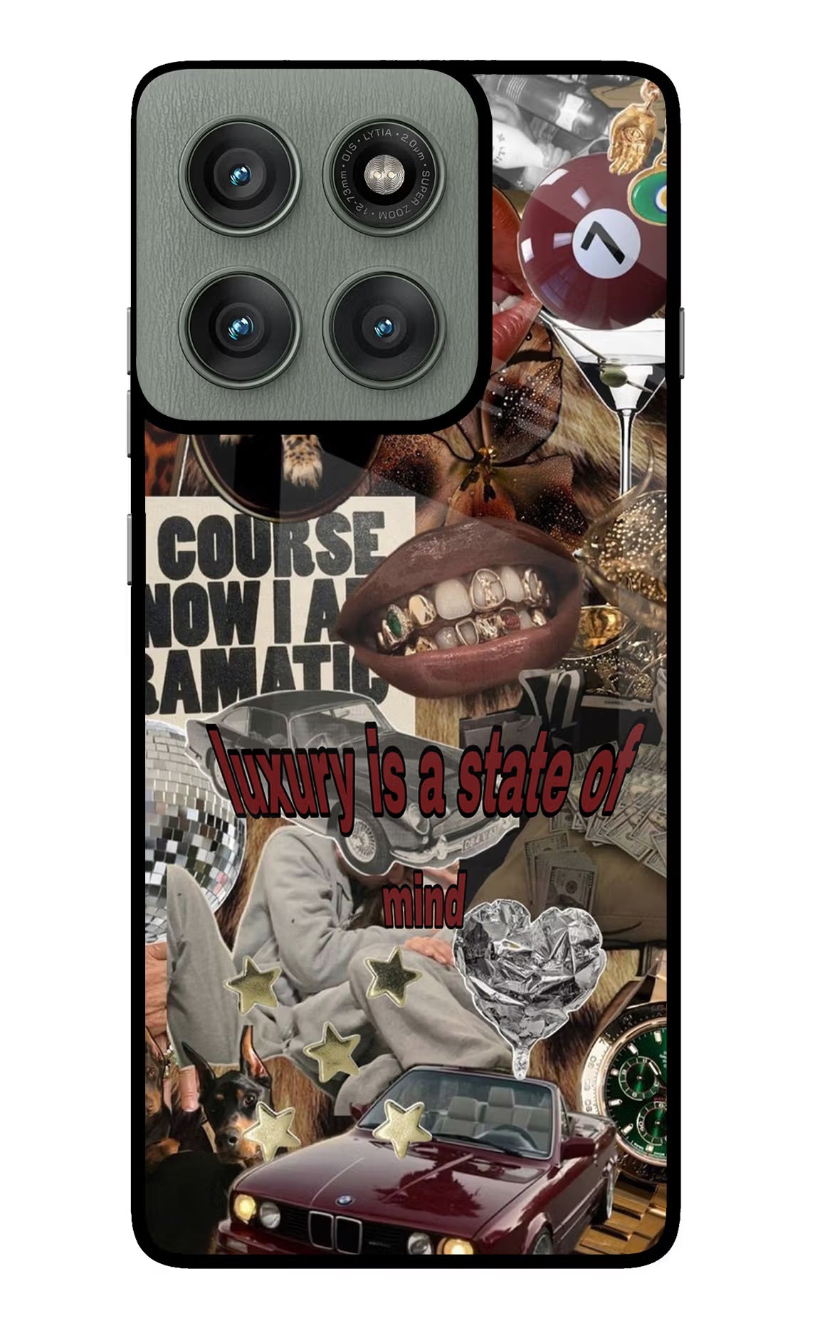 Luxury Moto Edge 60 Pro Glass Case