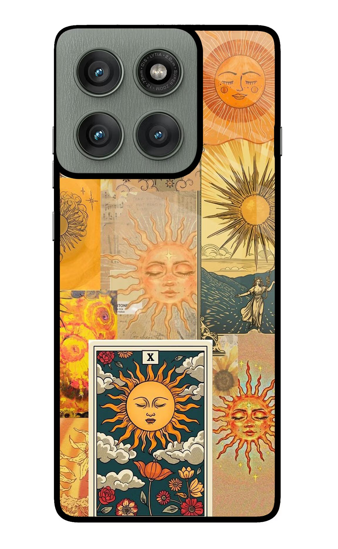 Sun Moto Edge 60 Pro Glass Case Back Cover by Casekaro