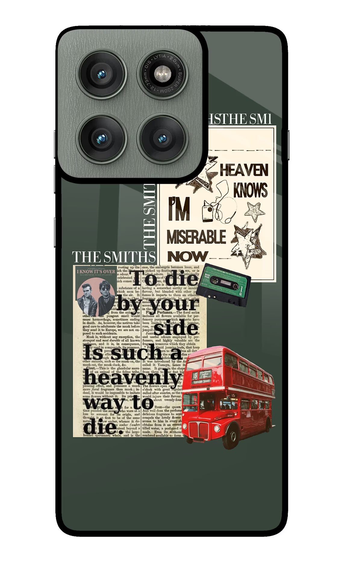The Smiths Moto Edge 60 Pro Glass Case Back Cover by Casekaro