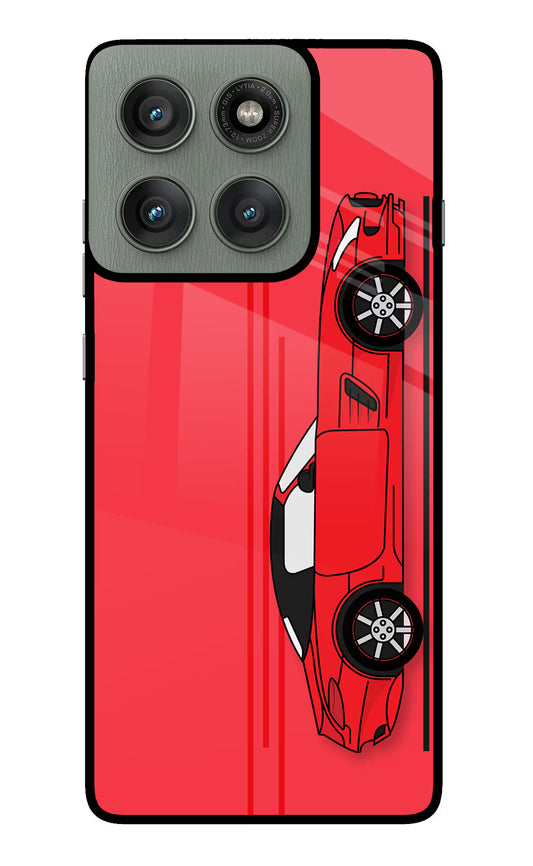 Red Velocity Moto Edge 60 Pro Glass Case