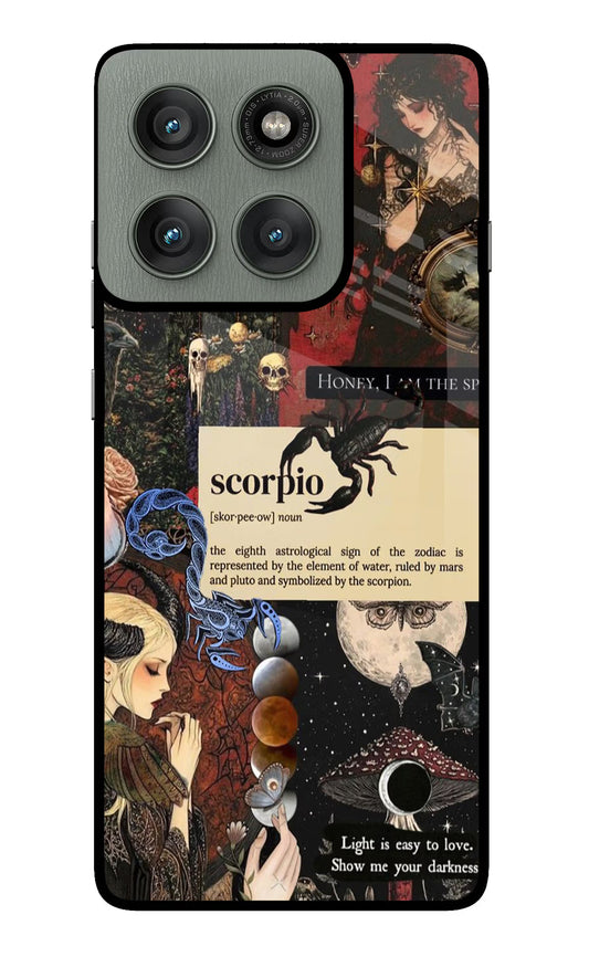 Scorpio Zodiac Moto Edge 60 Pro Glass Case