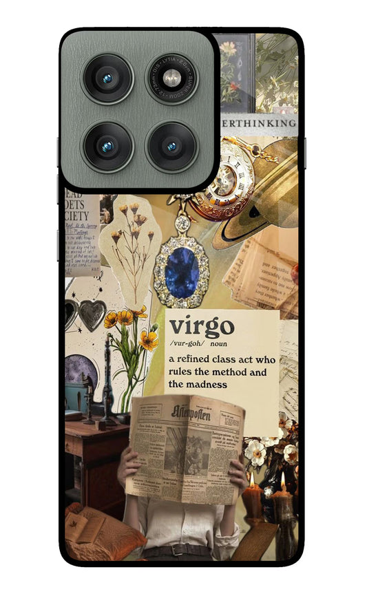 Virgo Zodiac Moto Edge 60 Pro Glass Case