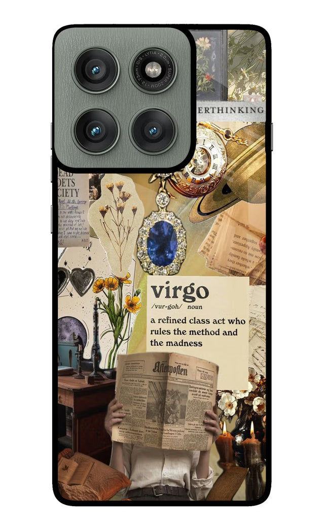 Virgo Zodiac Moto Edge 60 Pro Glass Case