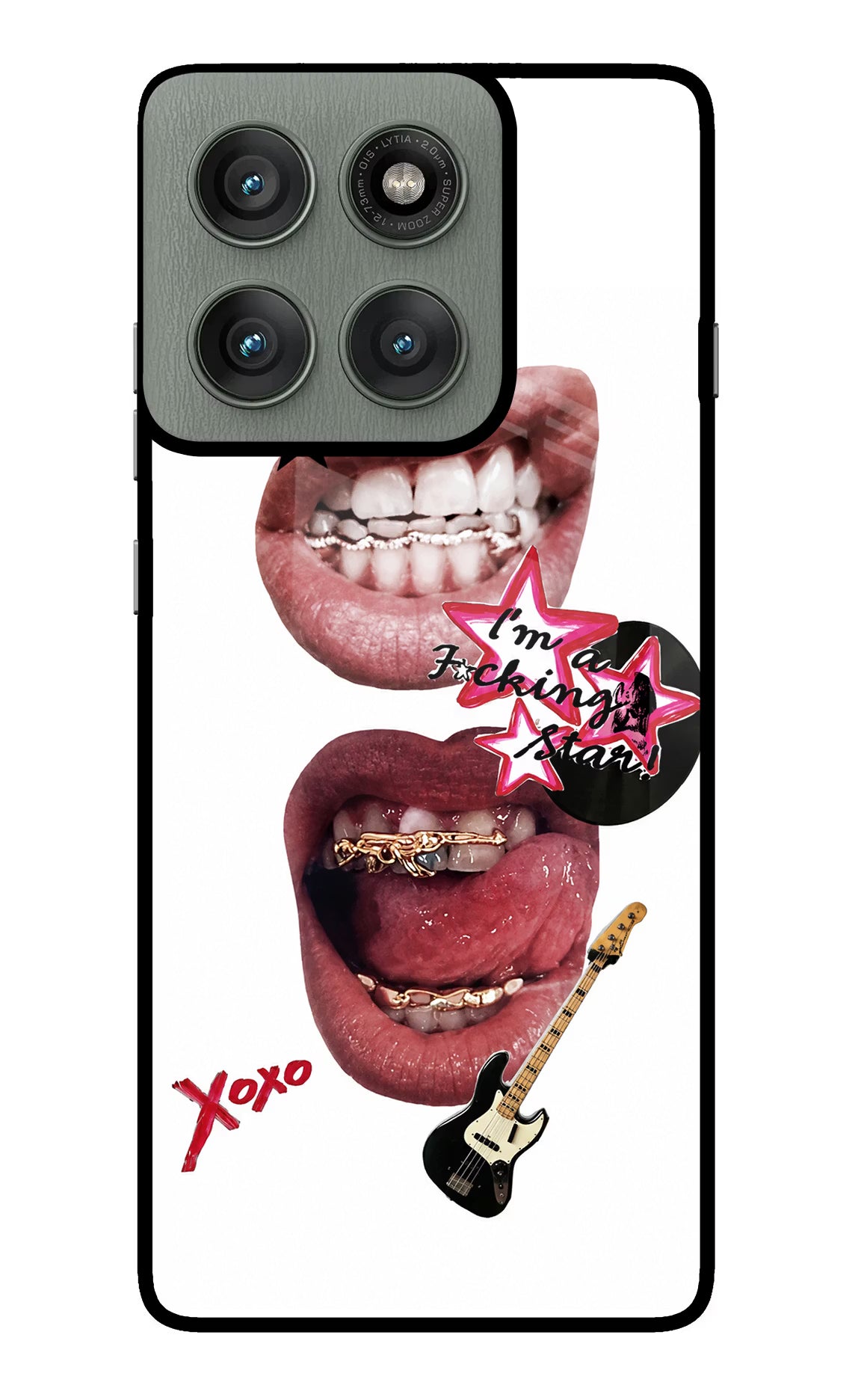Rockstar Moto Edge 60 Pro Glass Case