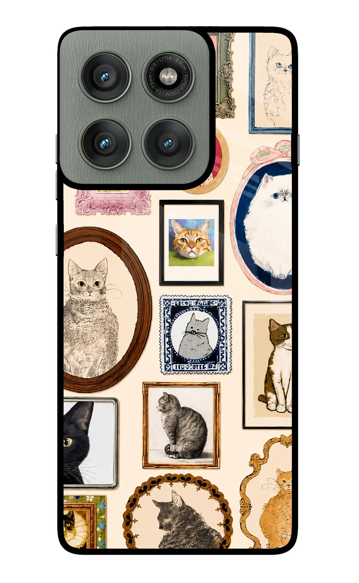 Mirror Cats Moto Edge 60 Pro Glass Case