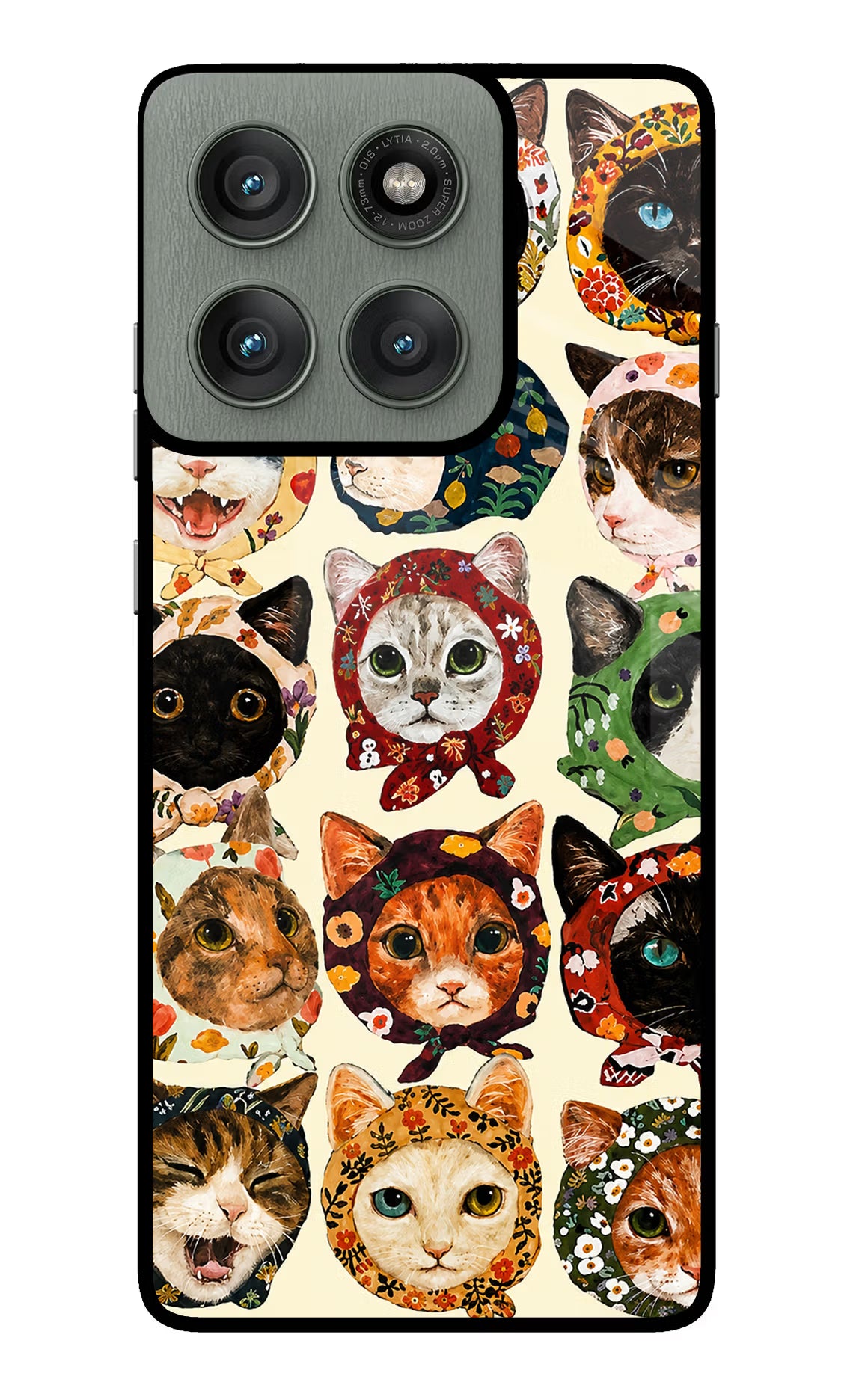 Cool Cat Moto Edge 60 Pro Glass Case