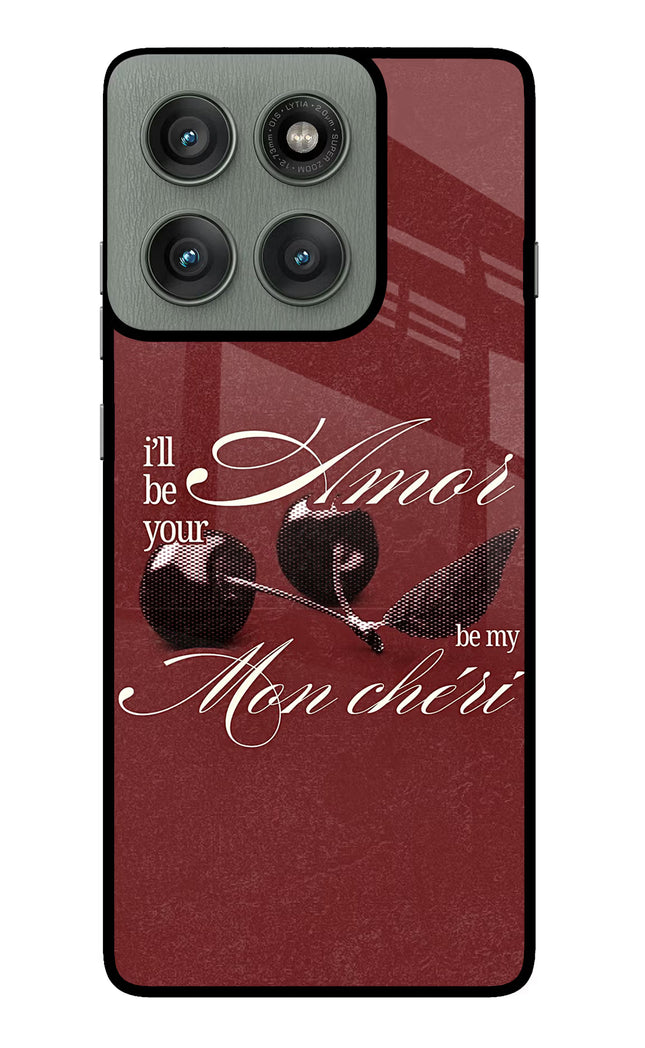 Velvet Cherry Moto Edge 60 Pro Glass Case