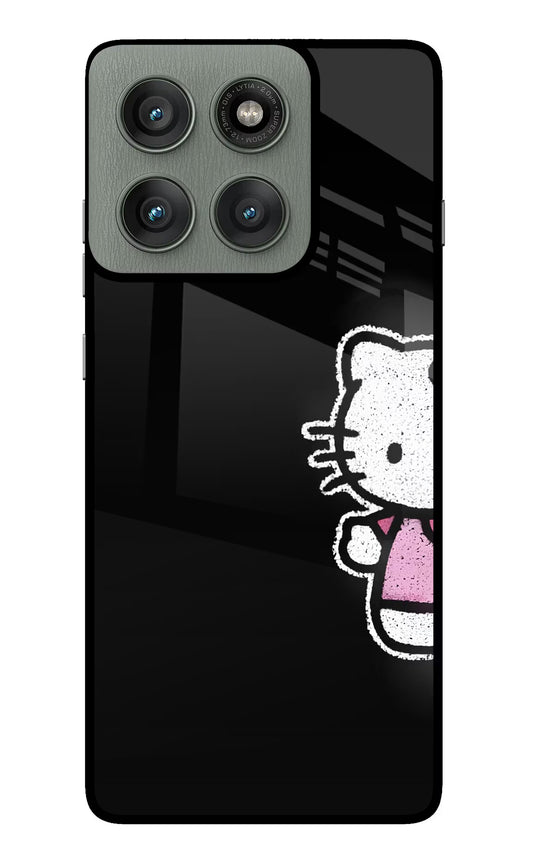 Kitty Charm Moto Edge 60 Pro Glass Case