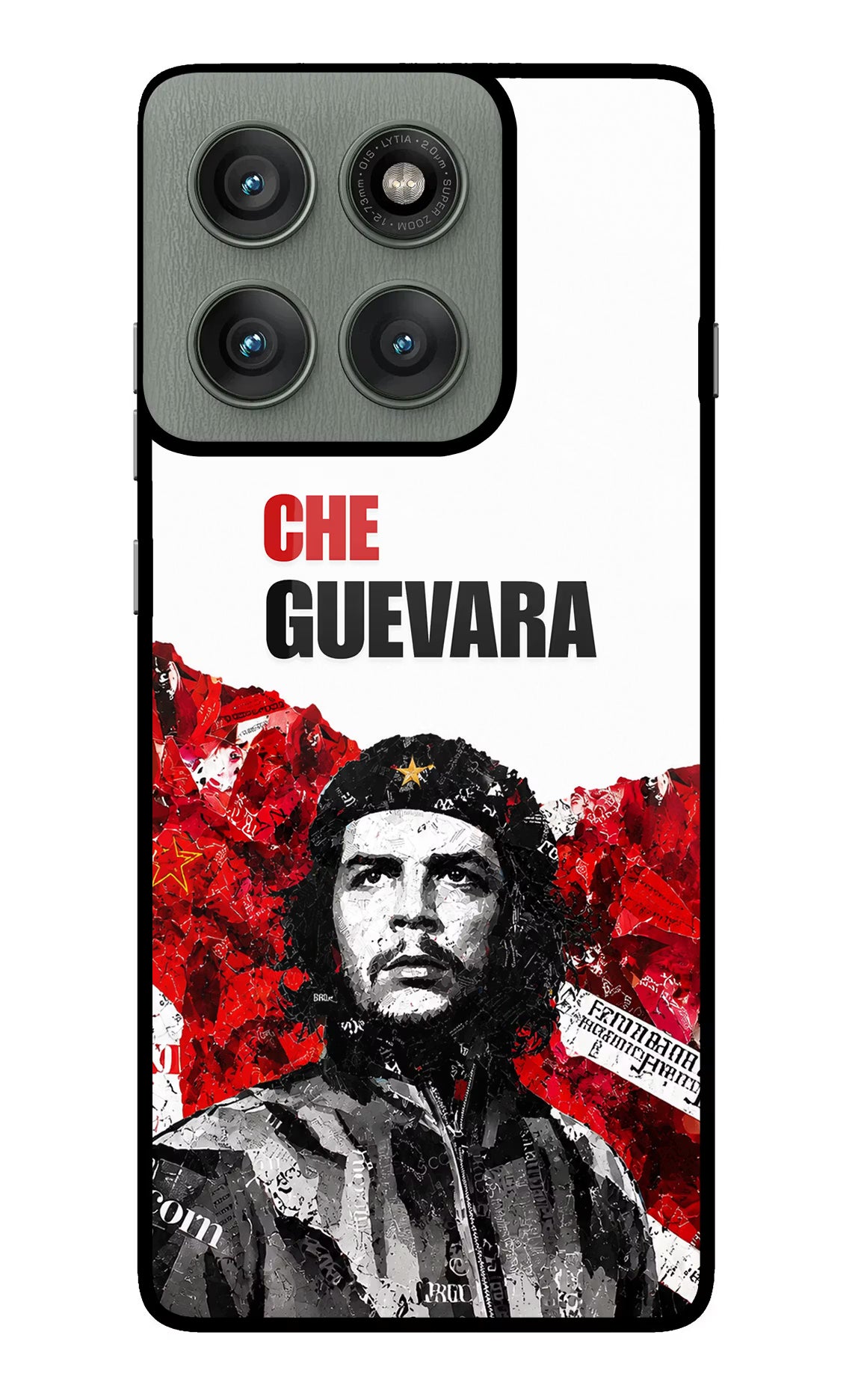 Che Guevara Revolution Moto Edge 60 Pro Glass Case