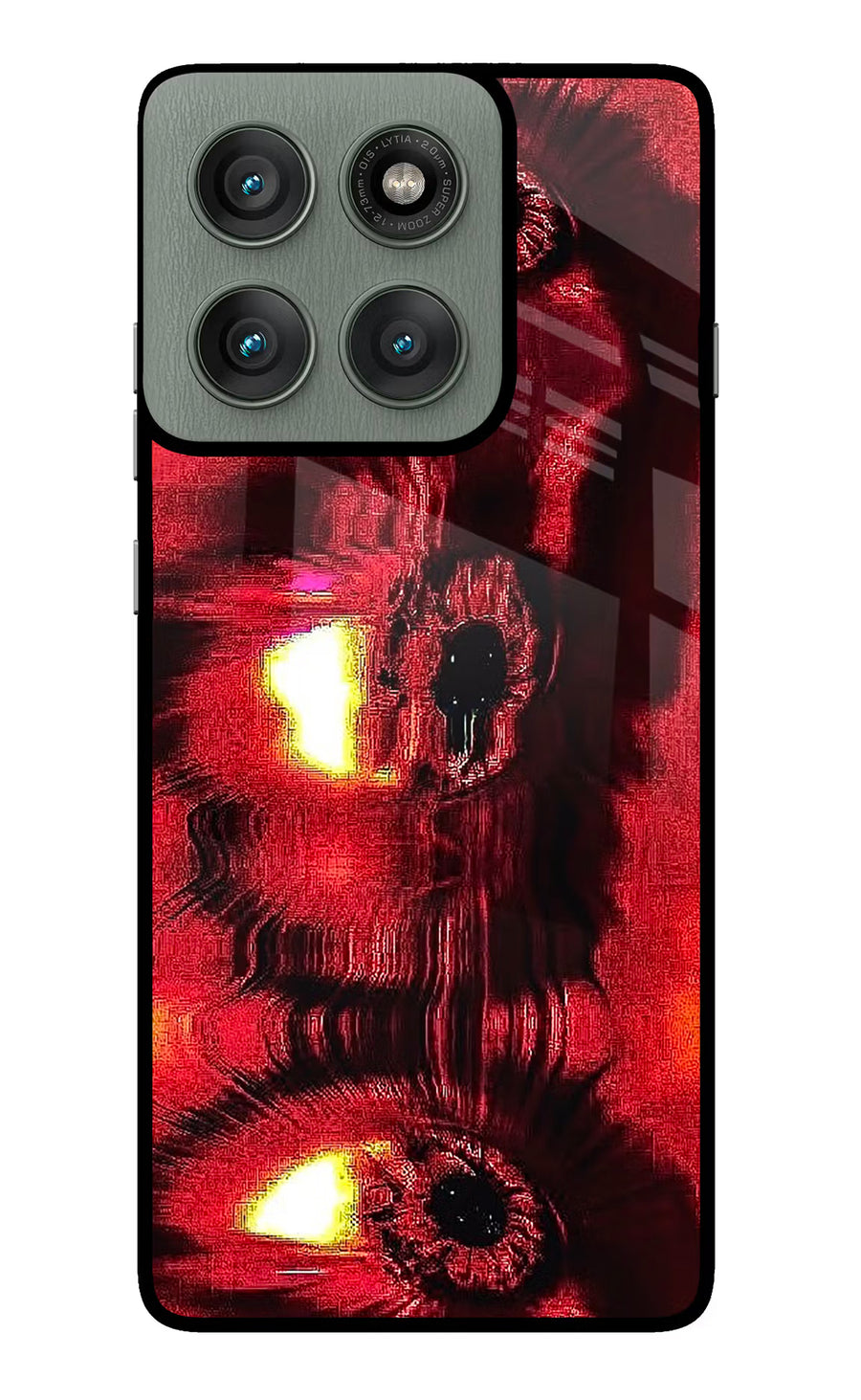 Fire Eye Moto Edge 60 Pro Back Cover, Glass case