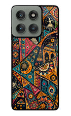 Folk Print Moto Edge 60 Pro Glass Case