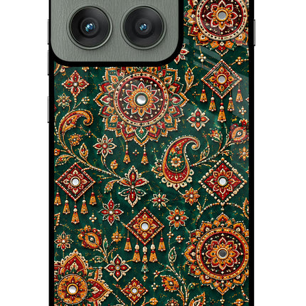 Green Pataka Moto Edge 60 Pro Glass Case