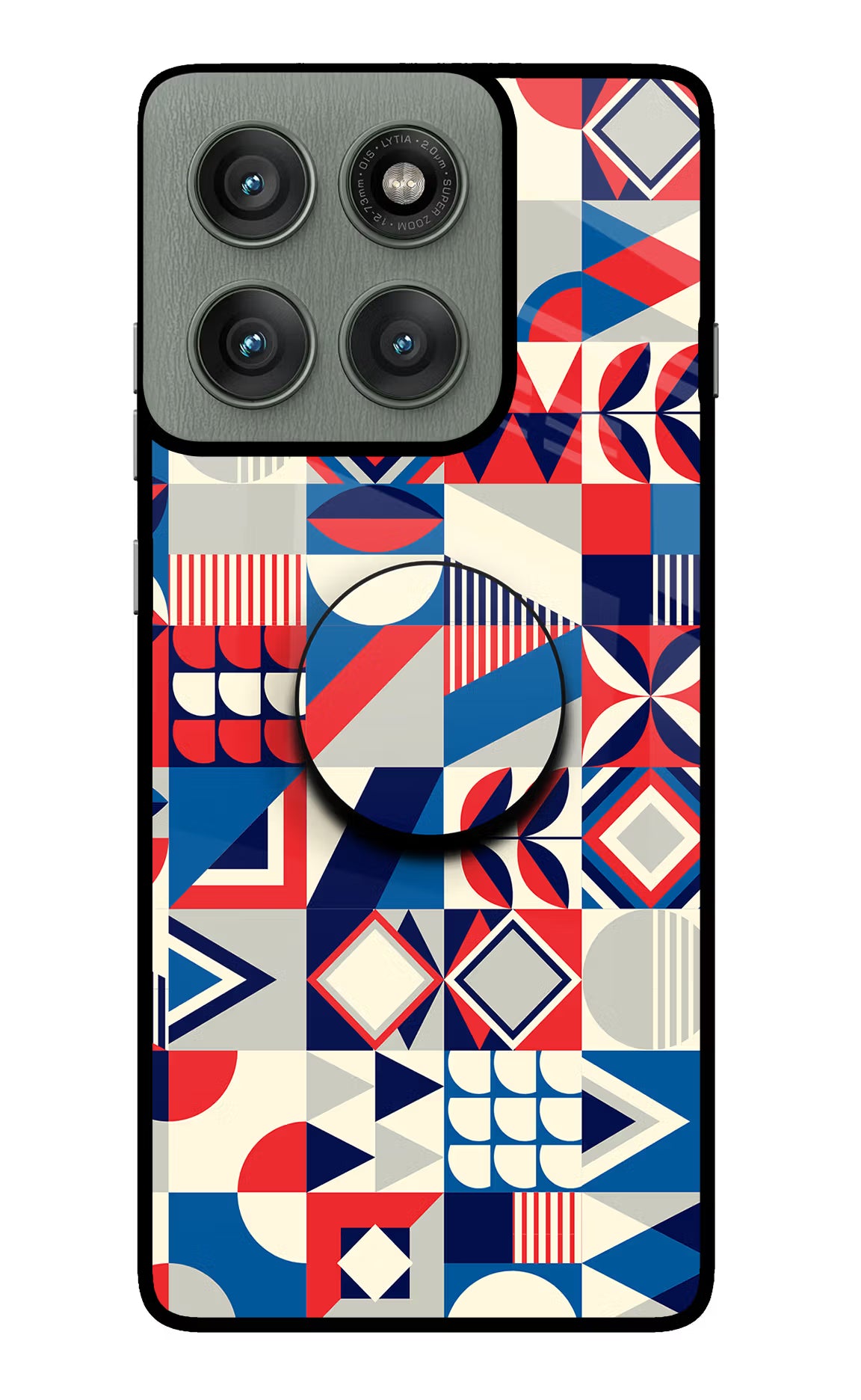 Colorful Pattern Moto Edge 60 Pro Pop Case by Casekaro