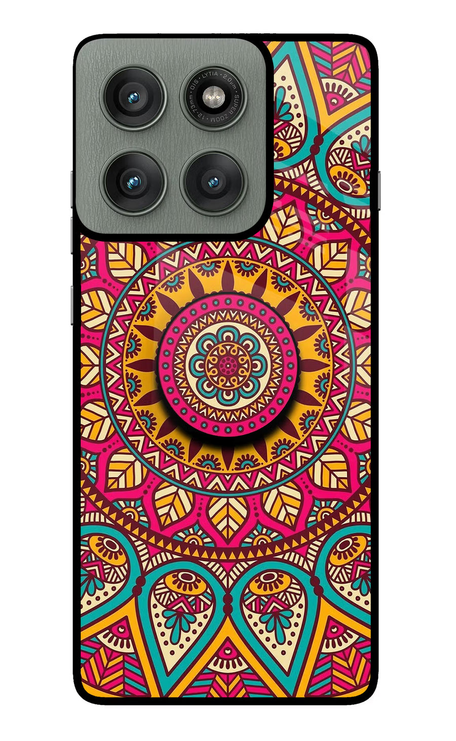 Mandala Moto Edge 60 Pro Pop Case, Metal case