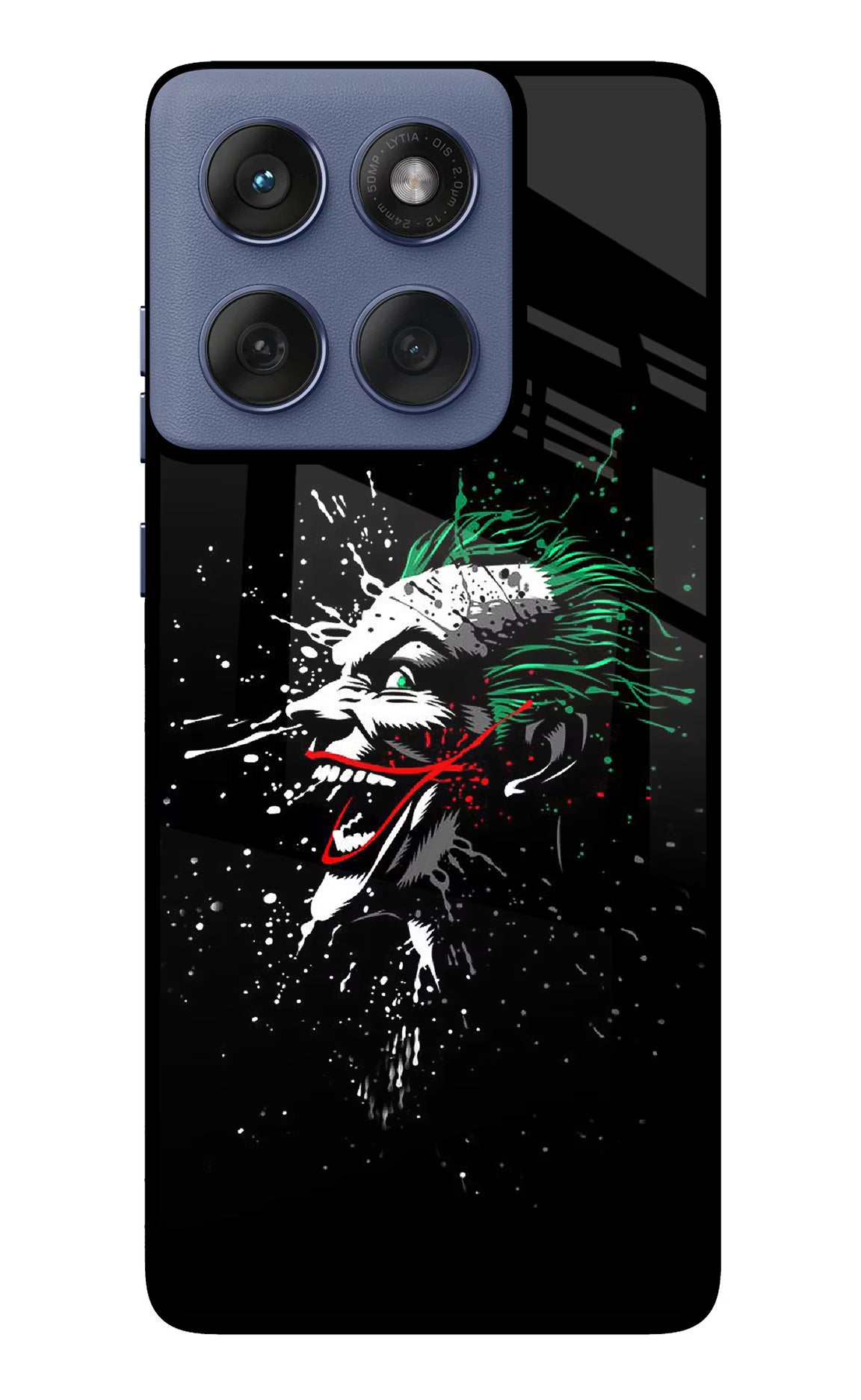Joker Moto Edge 60 Fusion Glass Case Back Cover by Casekaro
