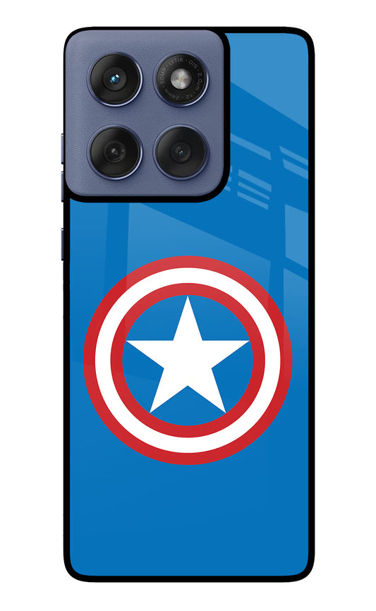 Captain America Logo Moto Edge 60 Fusion Glass Case